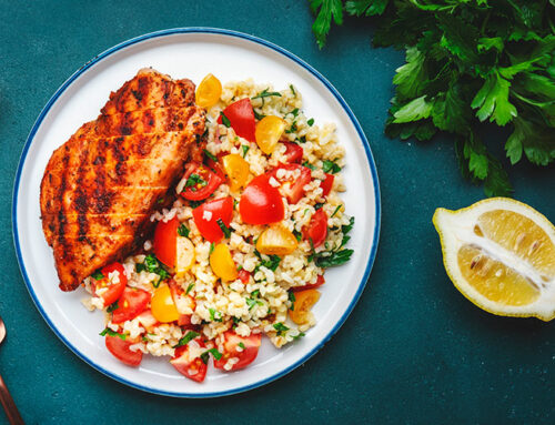 Kochen zu Hause für eine kontrollierte Ernährung